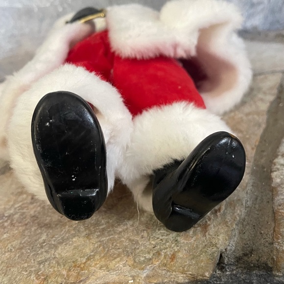 Vintage 16” Soft Body Porcelain Santa Doll Figure - Picture 7 of 11